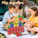Zupooko Mini Magnetic Tiles for Kids 3-8
