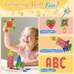 Zupooko Mini Magnetic Tiles for Kids 3-8