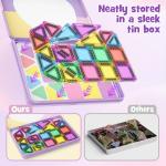 Mini Magnetic Tiles Travel Set for Kids