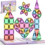 Mini Magnetic Tiles Travel Set for Kids