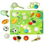 9-Pack Montessori Wooden Toddler Puzzle Set