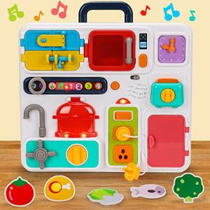 Montessori Kitchen Busy Board for Toddlers
