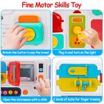 Montessori Kitchen Busy Board for Toddlers