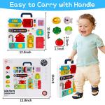 Montessori Kitchen Busy Board for Toddlers