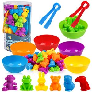 Counting Animals Matching Game with Sorting Bowls