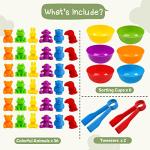 Counting Animals Matching Game with Sorting Bowls