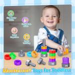 LIWIN Let's Go! 2-in-1 Montessori Counting Toys