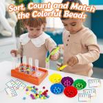 Counting and Color Sorting Montessori Toys for Kids