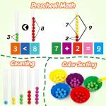 Counting and Color Sorting Montessori Toys for Kids