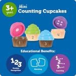 Mini Counting Cupcakes - Montessori Play Food Set