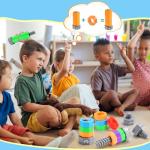LIWIN Let's Go! 2-in-1 Montessori Counting Toys
