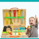 KIDWILL Wooden Tool Kit for Creative Kids
