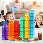 CuteTiger 100-Piece Magnetic Building Blocks Set