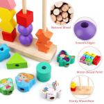 Wooden Montessori Toys: Princess Unicorn Fairy Set