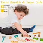 KIDWILL Wooden Tool Kit for Creative Kids