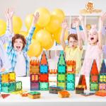 CuteTiger 100-Piece Magnetic Building Blocks Set