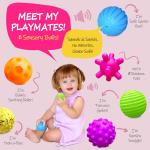 Baby Sensory Massage Ball Set - BPA Free