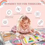 Montessori Busy Board for Toddlers - Pink