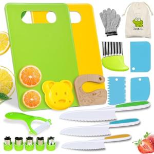 Montessori Toddler Kitchen Cooking Set - 20 Pcs