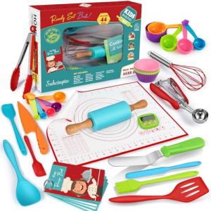 44-Piece Safe Cooking Set for Kids 6+