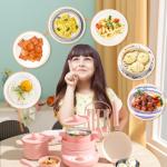 Cicicooie Montessori Mini Kitchen Cooking Set for Kids