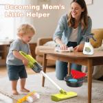 Kids Cleaning Playset with Working Vacuum and Mop
