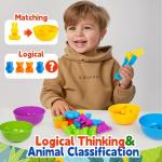 Color Sorting Animals Matching Game for Toddlers
