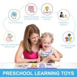 Educational Toddler Books with Reusable Stickers