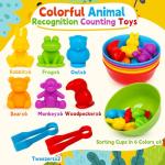 Color Sorting Animals Matching Game for Toddlers