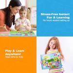 Educational Toddler Books with Reusable Stickers
