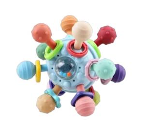 Light Blue Montessori Sensory Teething Toys for Babies