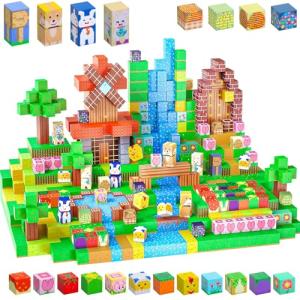 120PCS Magnetic Building Blocks for Kids 3-8