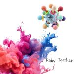 Light Blue Montessori Sensory Teething Toys for Babies