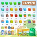 120PCS Magnetic Building Blocks for Kids 3-8