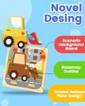 Wooden Toddler Puzzles - Montessori Learning Toys