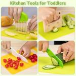 19 PCS Kids Cooking Set Montessori Kitchen Toys