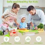 19 PCS Kids Cooking Set Montessori Kitchen Toys