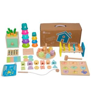 Adena Montessori 8-in-1 Play Kit for Toddlers