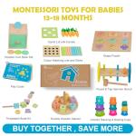 Adena Montessori 8-in-1 Play Kit for Toddlers