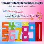 Montessori Math Blocks for Kids - 20 Pieces