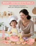 Pink Mini Kitchen Cooking Set for Kids