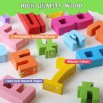 Montessori Math Blocks for Kids - 20 Pieces