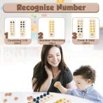 Montessori Counting Peg Board for Kids Ages 3-6