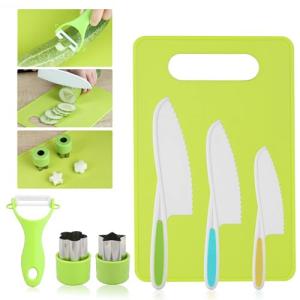 Montessori Kids Cooking Knife Set - 7 Pieces