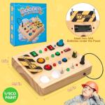 Busy Board Montessori Sensory Toy for Toddlers