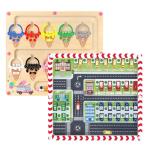 Magnetic Color and Number Maze Montessori Toy