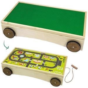 Montessori 4-in-1 Wooden Toddler Activity Table