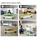 Montessori 4-in-1 Wooden Toddler Activity Table