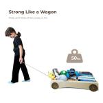 Montessori 4-in-1 Wooden Toddler Activity Table