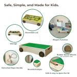 Montessori 4-in-1 Wooden Toddler Activity Table